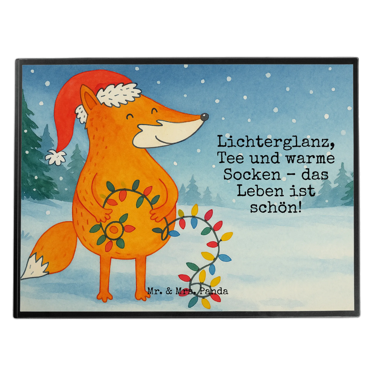 Desk pad Fox Christmas Design Christmas time, snow, Saying beautiful, Christmas Eve, Santa Claus, Gift Christmas, Foxes