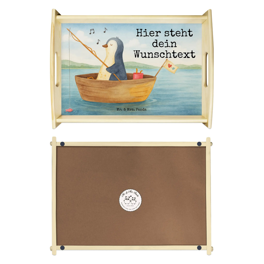 Personalisiertes Serviertablett Pinguin Angelboot Design Personalisiertes Holztablett, Tablett mit Namen, Serviertablett mit Namen, Personalisiertes Dekotablett, Personalisiertes Frühstückstablett, Personalisiertes Küchentablett, Personalisiertes Serviertablett, Personalisiertes Tablett, Pinguin, Angelboot, Leben, Neuanfang, Lebenslust, Boot, Geschenkidee Liebeskummer, Scheidung, Trennung, Neustart, Motivation, genießen, Pinguine, Angeln