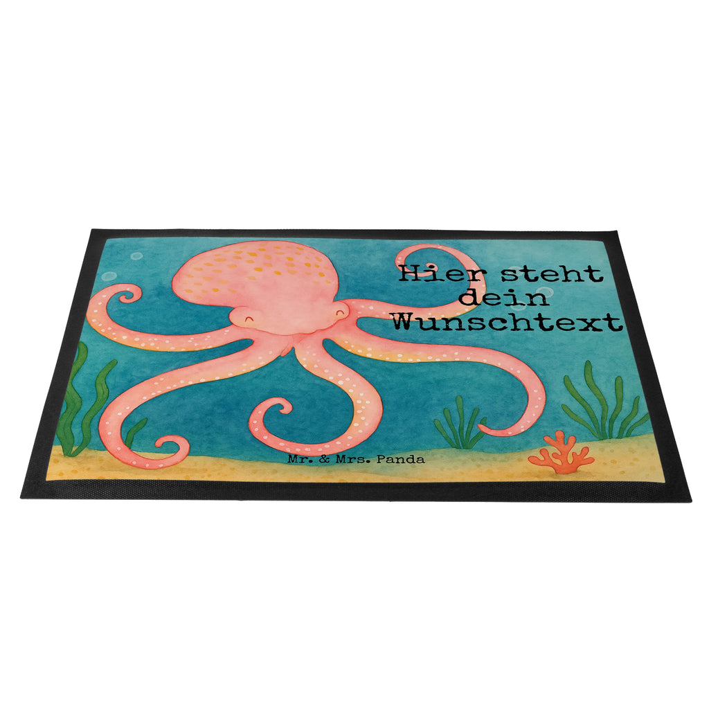 Spersonalizowana wycieraczka Ośmiornica Design Haustürmatte personalisiert, Fußmatte bedrucken, Wunschnamen, Personalisieruung, Namensfussmatte, Türvorleger mit Namen, Fußmatte mit Namen, Bedrucken, Personalisiert, Personalisierte Fußmatte, Türvorleger personalisiert, Tiermotive, Gute Laune, lustige Sprüche, Tiere, Krake, Arme, Tintenfisch, Wasser, Meerestier, Meer, Ozean