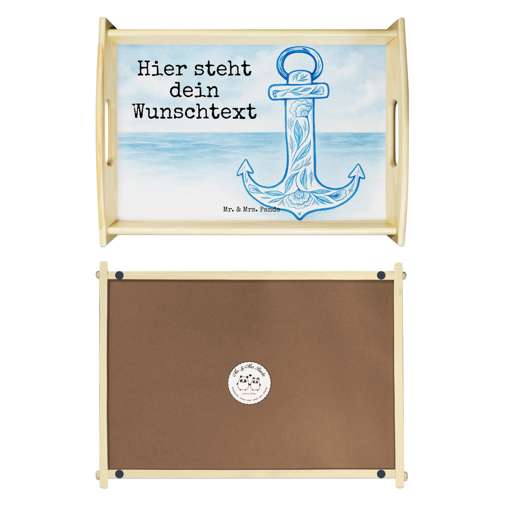 Personalised serving tray anchor Blue Design Tablett mit Namen, Personalisiertes Holztablett, Personalisiertes Frühstückstablett, Personalisiertes Dekotablett, Personalisiertes Küchentablett, Personalisiertes Tablett, Personalisiertes Serviertablett, Serviertablett mit Namen, Tiermotive, Gute Laune, lustige Sprüche, Tiere