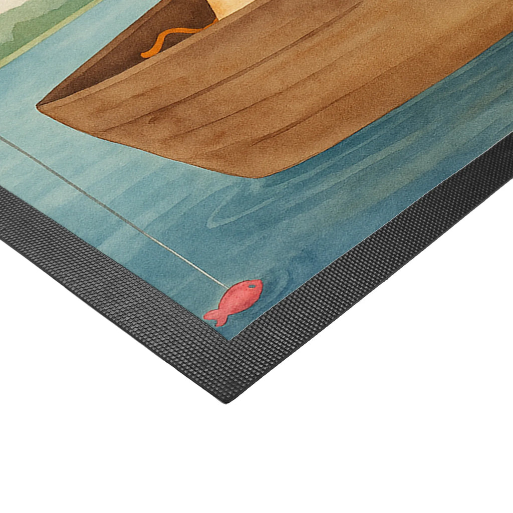 Personalized doormat Penguin fishing boat Design Personalisiert, Türvorleger mit Namen, Fußmatte bedrucken, Personalisierte Fußmatte, Namensfussmatte, Haustürmatte personalisiert, Bedrucken, Fußmatte mit Namen, Türvorleger personalisiert, Personalisieruung, Wunschnamen, Pinguin, Lebenslust, Leben, Angeln, genießen, Neuanfang, Motivation, Geschenkidee Liebeskummer, Neustart, Angelboot, Pinguine, Scheidung, Boot, Trennung