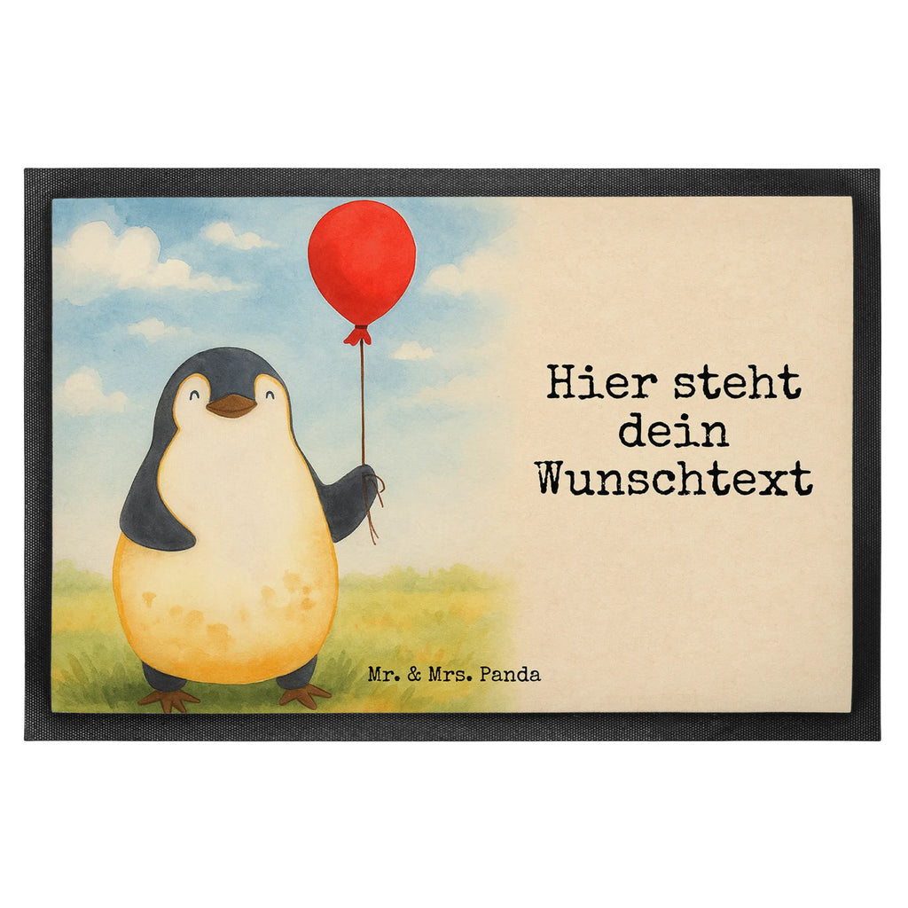 Personalized doormat Penguin balloon Design Haustürmatte personalisiert, Wunschnamen, Personalisierte Fußmatte, Türvorleger personalisiert, Personalisieruung, Türvorleger mit Namen, Personalisiert, Fußmatte mit Namen, Namensfussmatte, Fußmatte bedrucken, Bedrucken, Pinguin, Glück, Geschenk Freundin, Motivation, neues Leben, Luftballon, Geschenkidee, Tagträume, Pinguine, Neustart, beste Freundin, Lebenslust, Liebe