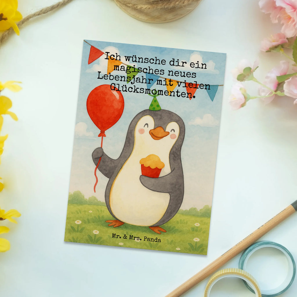 Postkarte Pinguin Geburtstag Design Postkarte, Karte, Geschenkkarte, Grußkarte, Einladung, Ansichtskarte, Geburtstagskarte, Einladungskarte, Dankeskarte, Ansichtskarten, Einladung Geburtstag, Einladungskarten Geburtstag, Geburtstag, Geburtstagsgeschenk, Geschenk, Party, Feiern, Geschenke, Torte, Kuchen
