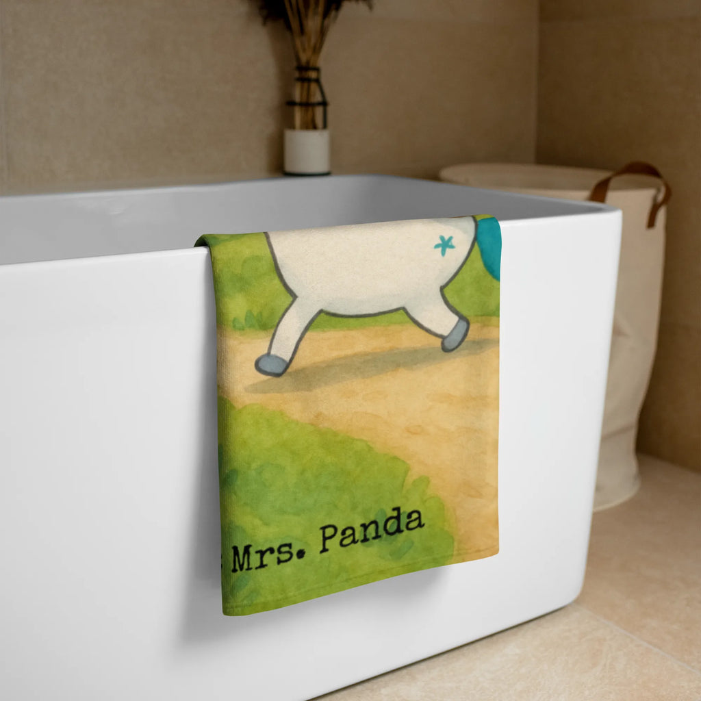 XL Badehandtuch Einhorn Bergsteiger Design Handtuch, Badetuch, Duschtuch, Strandtuch, Saunatuch, Einhorn, Einhörner, Einhorn Deko, Unicorn, Bergsteiger, Abenteuer, Berge, Abenteurer, Weltenbummler, Weltreise, Reisen, Urlaub, Entdecker