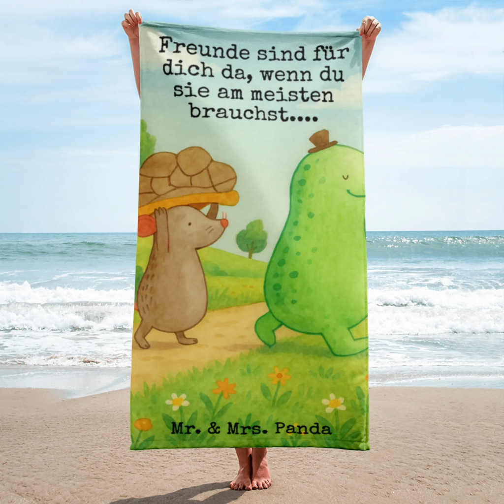 XL Badehandtuch Schildkröte Maus Design Handtuch, Badetuch, Duschtuch, Strandtuch, Saunatuch, Schildkröte, Maus, Freunde, Freundinnen, beste Freunde, beste Freundinnen