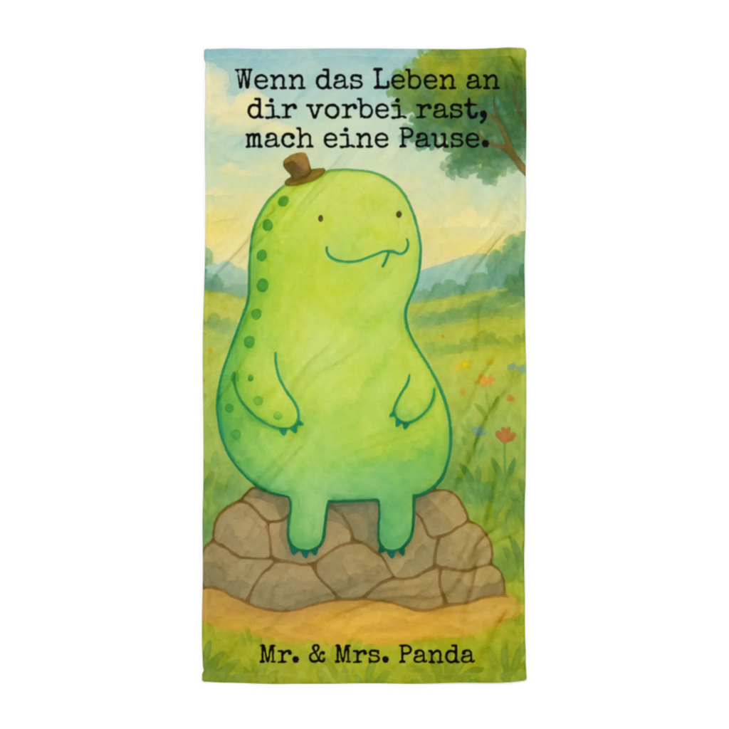 XL Badehandtuch Schildkröte Pause Design Handtuch, Badetuch, Duschtuch, Strandtuch, Saunatuch, Schildkröte, Achtsamkeit, Entschleunigen, achtsam