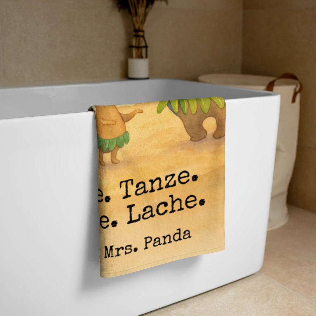 XL Badehandtuch Waldtiere Aloha Design Handtuch, Badetuch, Duschtuch, Strandtuch, Saunatuch, Tiermotive, Gute Laune, lustige Sprüche, Tiere, Wald, Waldtiere, Musik, Aloha, Bär, Hase, Igel, Tanzen, Leben, Lachen