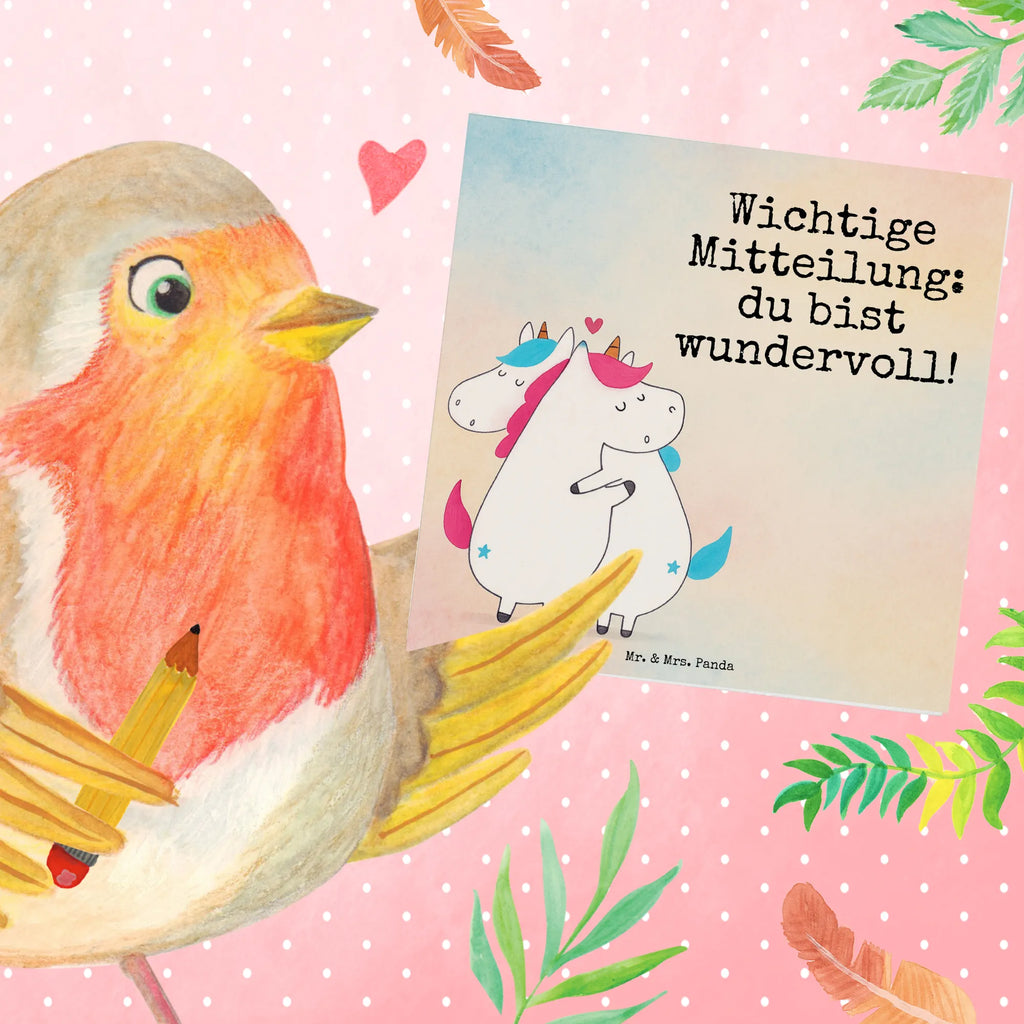 Deluxe Karte Einhorn Mitteilung Design Karte, Grußkarte, Klappkarte, Einladungskarte, Glückwunschkarte, Hochzeitskarte, Geburtstagskarte, Hochwertige Grußkarte, Hochwertige Klappkarte, Einhorn, Einhörner, Einhorn Deko, Unicorn, Valentinstag, Valentine, Liebe, Geschenk, Partner, Ehe, lustig, witzig, Spruch