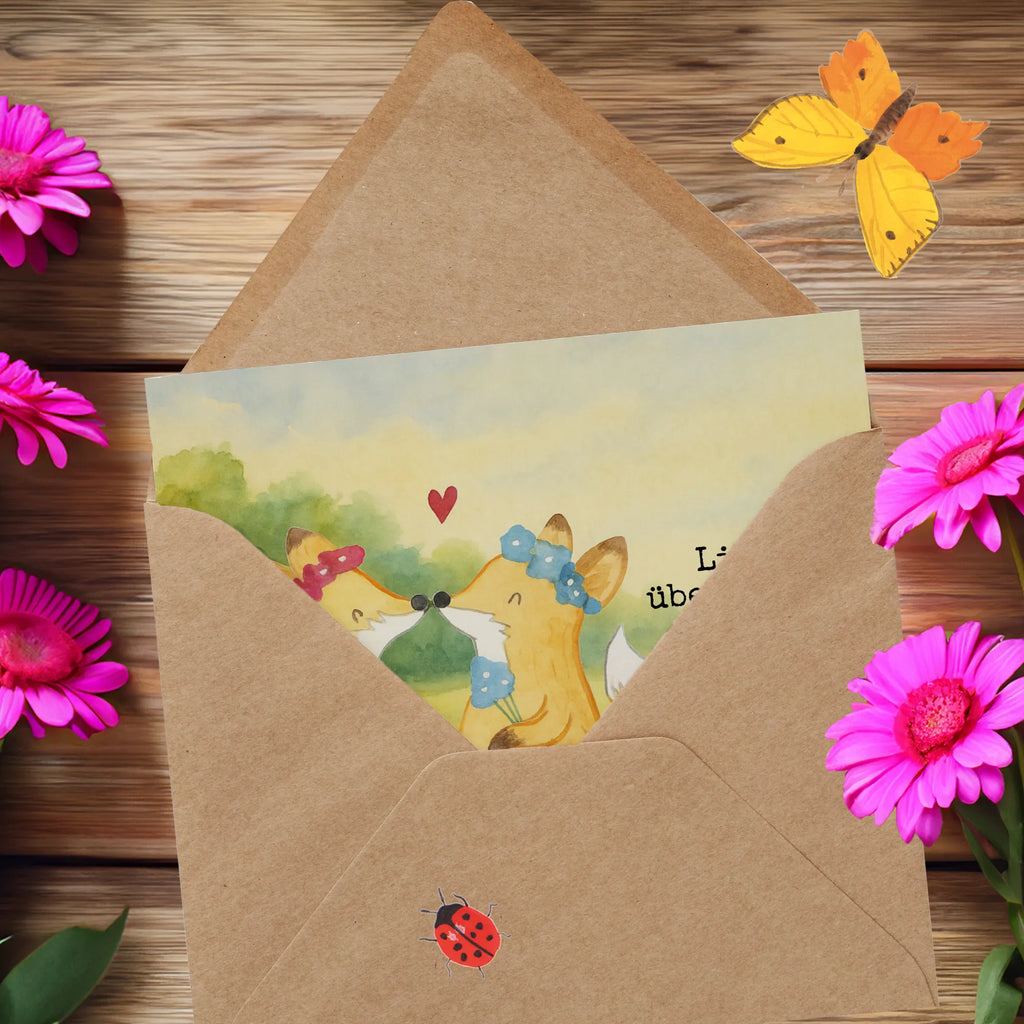 Deluxe Karte Füchse Lesbian Pride Design Karte, Grußkarte, Klappkarte, Einladungskarte, Glückwunschkarte, Hochzeitskarte, Geburtstagskarte, Hochwertige Grußkarte, Hochwertige Klappkarte, Hochzeit, Hochzeitsgeschenk, Ehe, Hochzeitsfeier, Trauung, Trauungsgeschenk, Verlobungsfeier, Verlobungsgeschenk, Hochzeitsgeschenkideen, Hochzeitsgeschenke für Brautpaar