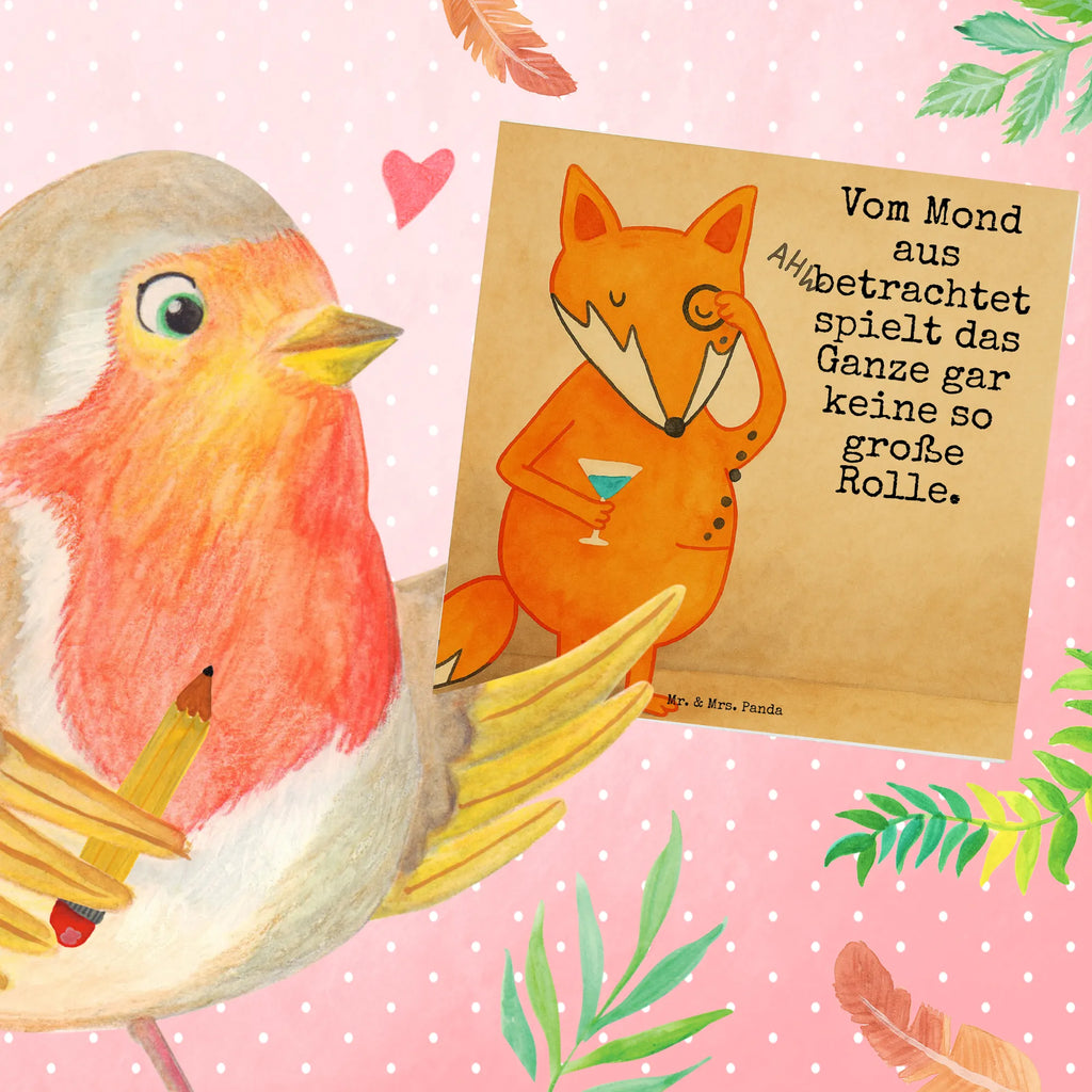 Deluxe Karte Fuchs Lord Design Karte, Grußkarte, Klappkarte, Einladungskarte, Glückwunschkarte, Hochzeitskarte, Geburtstagskarte, Hochwertige Grußkarte, Hochwertige Klappkarte, Fuchs, Füchse, tröstende Worte, Spruch lustig, Liebeskummer Geschenk, Motivation Spruch, Problemlösung