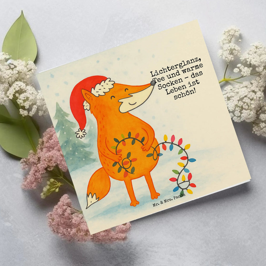 Deluxe Karte Fuchs Weihnachten Design Karte, Grußkarte, Klappkarte, Einladungskarte, Glückwunschkarte, Hochzeitskarte, Geburtstagskarte, Hochwertige Grußkarte, Hochwertige Klappkarte, Winter, Weihnachten, Weihnachtsdeko, Nikolaus, Advent, Heiligabend, Wintermotiv, Fuchs, Füchse, Spruch schön, Geschenk Weihnachten, Weihnachtsmann, Weihnachtszeit