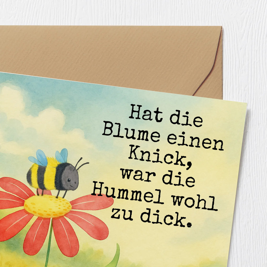 Deluxe Karte Hummel Blume Design Karte, Grußkarte, Klappkarte, Einladungskarte, Glückwunschkarte, Hochzeitskarte, Geburtstagskarte, Hochwertige Grußkarte, Hochwertige Klappkarte, Tiermotive, Gute Laune, lustige Sprüche, Tiere, Hummel, Blume, Wespe, Flauschig, Natur, Feld, Hummeln, Biene
