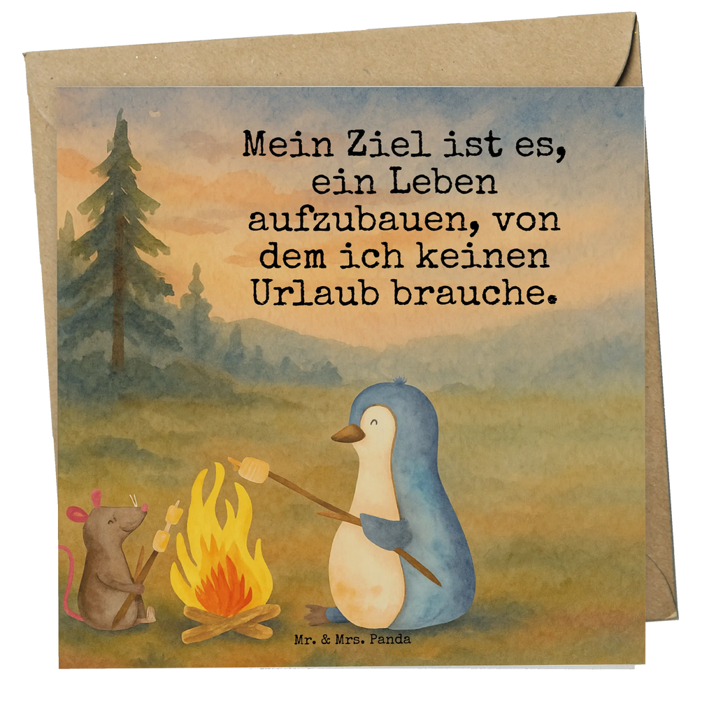 Karta Deluxe pingwin ognisko Design Karte, Grußkarte, Klappkarte, Einladungskarte, Glückwunschkarte, Hochzeitskarte, Geburtstagskarte, Hochwertige Grußkarte, Hochwertige Klappkarte, Pinguin, Maus, Pinguine, Lagerfeuer, Leben, Arbeit, Job, Motivation, Büro, Büroalltag, Lebensspruch, Lebensmotivation, Neustart, Liebe, grillen, Feuer, Marshmallows