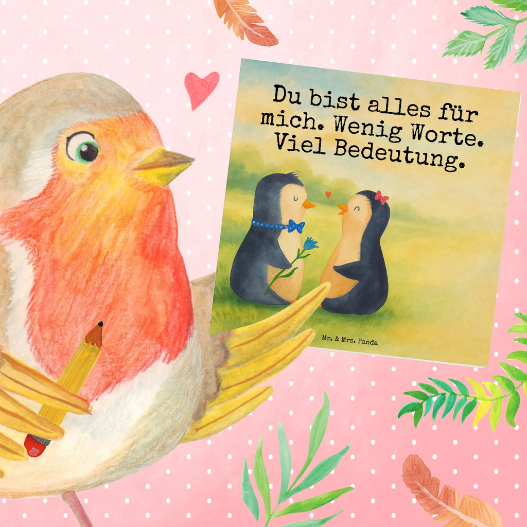 Deluxe Karte Pinguin Pärchen Design Karte, Grußkarte, Klappkarte, Einladungskarte, Glückwunschkarte, Hochzeitskarte, Geburtstagskarte, Hochwertige Grußkarte, Hochwertige Klappkarte, Pinguin, Pinguine, Liebe, Liebespaar, Liebesbeweis, Liebesgeschenk, Verlobung, Jahrestag, Hochzeitstag, Hochzeit, Hochzeitsgeschenk, große Liebe, Traumpaar