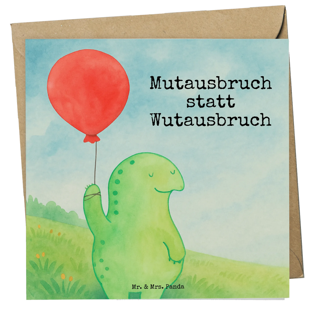 Deluxe Karte Schildkröte Luftballon Design Karte, Grußkarte, Klappkarte, Einladungskarte, Glückwunschkarte, Hochzeitskarte, Geburtstagskarte, Hochwertige Grußkarte, Hochwertige Klappkarte, Schildkröte, Schildkröten, Mutausbruch, Motivation, Motivationsspruch