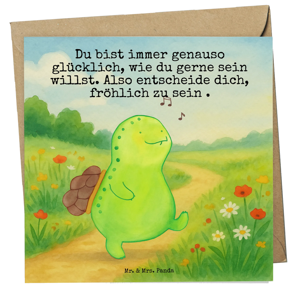 Deluxe Karte Schildkröte Pfeifen Design Karte, Grußkarte, Klappkarte, Einladungskarte, Glückwunschkarte, Hochzeitskarte, Geburtstagskarte, Hochwertige Grußkarte, Hochwertige Klappkarte, Schildkröte, Schildi, Schildkröten, fröhlich, Glück, Motivation, Lebensfreude, Depression, Trennung, Neuanfang