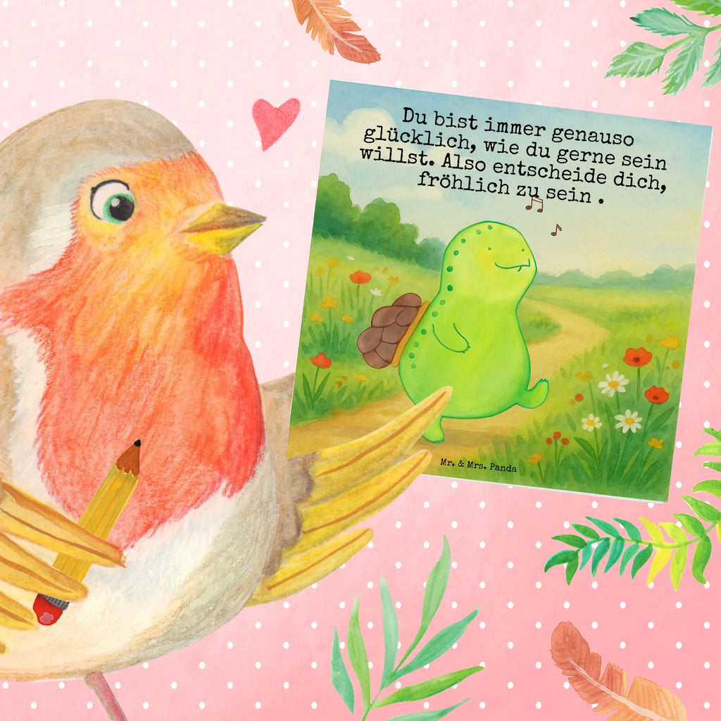 Deluxe Karte Schildkröte Pfeifen Design Karte, Grußkarte, Klappkarte, Einladungskarte, Glückwunschkarte, Hochzeitskarte, Geburtstagskarte, Hochwertige Grußkarte, Hochwertige Klappkarte, Schildkröte, Schildi, Schildkröten, fröhlich, Glück, Motivation, Lebensfreude, Depression, Trennung, Neuanfang