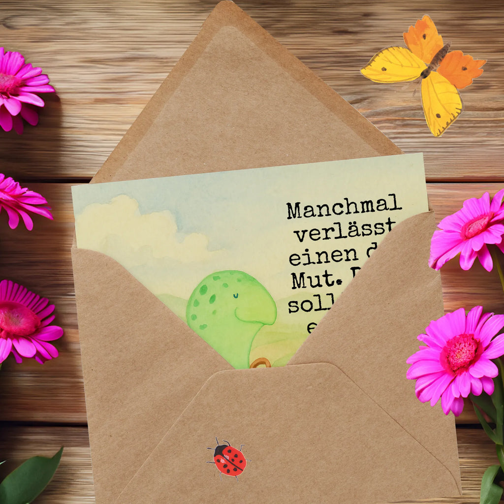 Deluxe Karte Schildkröte Wanderer Design Karte, Grußkarte, Klappkarte, Einladungskarte, Glückwunschkarte, Hochzeitskarte, Geburtstagskarte, Hochwertige Grußkarte, Hochwertige Klappkarte, Schildkröte, Schildkröten, Motivation, Motivationsspruch, Motivationssprüche, Neuanfang