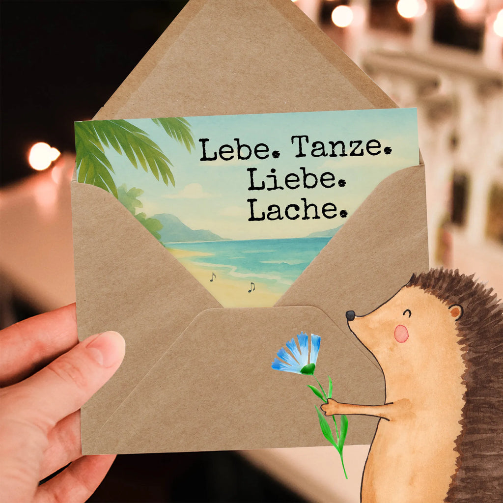 Deluxe Karte Waldtiere Aloha Design Karte, Grußkarte, Klappkarte, Einladungskarte, Glückwunschkarte, Hochzeitskarte, Geburtstagskarte, Hochwertige Grußkarte, Hochwertige Klappkarte, Tiermotive, Gute Laune, lustige Sprüche, Tiere, Wald, Waldtiere, Musik, Aloha, Bär, Hase, Igel, Tanzen, Leben, Lachen