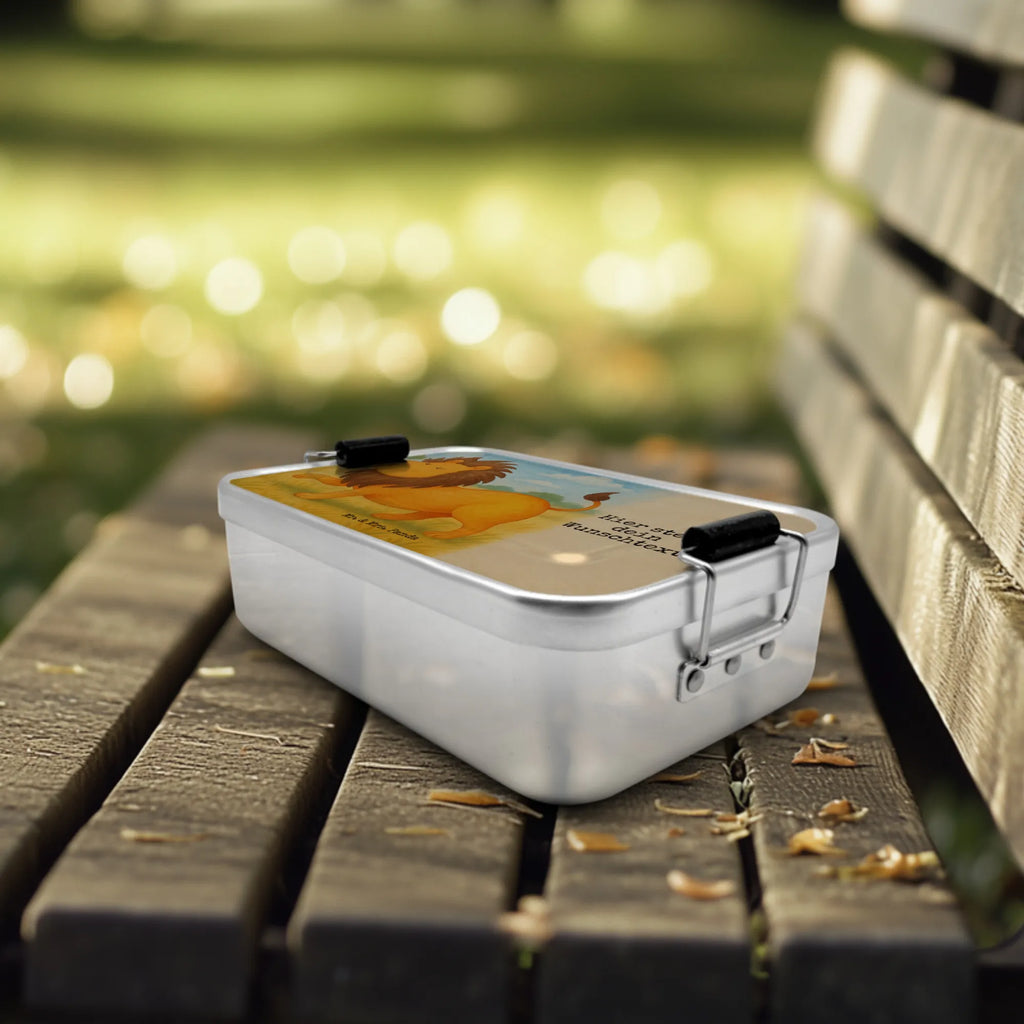 Personalized Metal Lunch Box Star sign Lion Design Uni, Geschenk mit Namen, Kindergarten, Brotdose, Schule, Brotbox mit Namen, Brotbox, Brotdose mit Namen, Tierkreiszeichen, Sternzeichen, Horoskop, Astrologie, Aszendent, König der Tiere, Geburtstag August, Löwe Geschenk, Geschenk August, Geburtstag Juli, Löwe Sternzeichen, Geschenk Juli