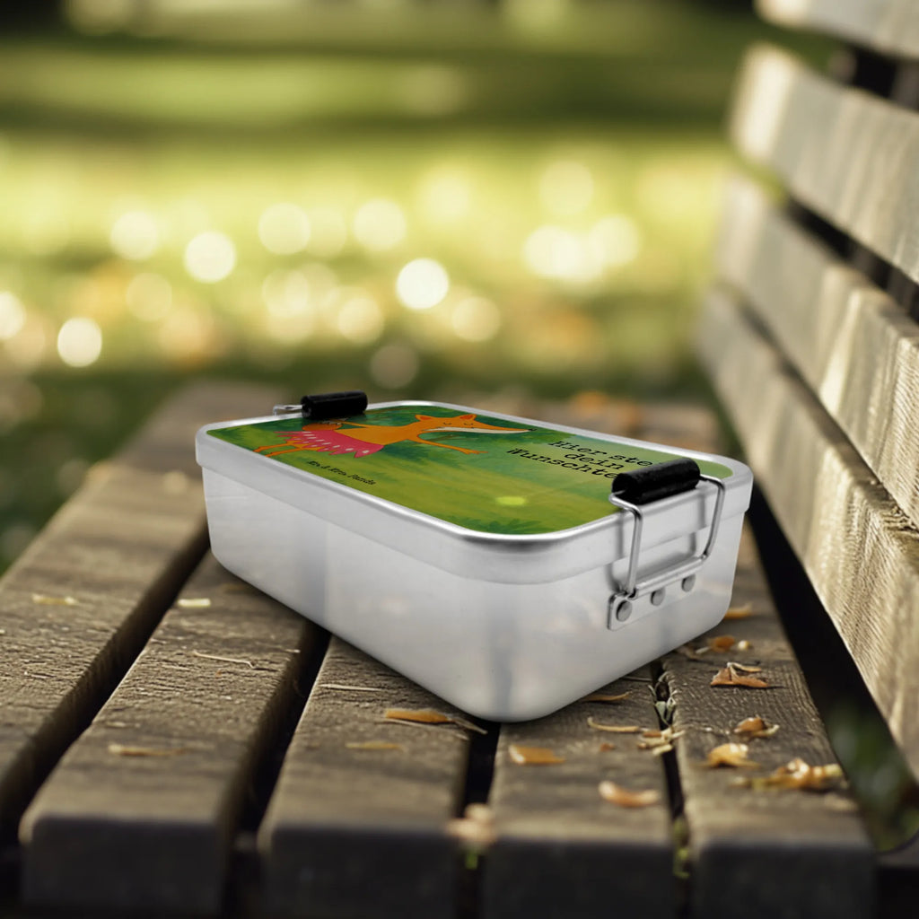 Spersonalizowany metalowy pojemnik na lunch Lis baletnica Design Brotdose mit Namen, Geschenk mit Namen, Brotdose, Schule, Uni, Brotbox, Brotbox mit Namen, Kindergarten, Fuchs, Fuchs Spruch, Ballett, Füchsin, Tanzen, Ballerina, Geburtstag, Einladung, Füchse, Tänzerin, Party