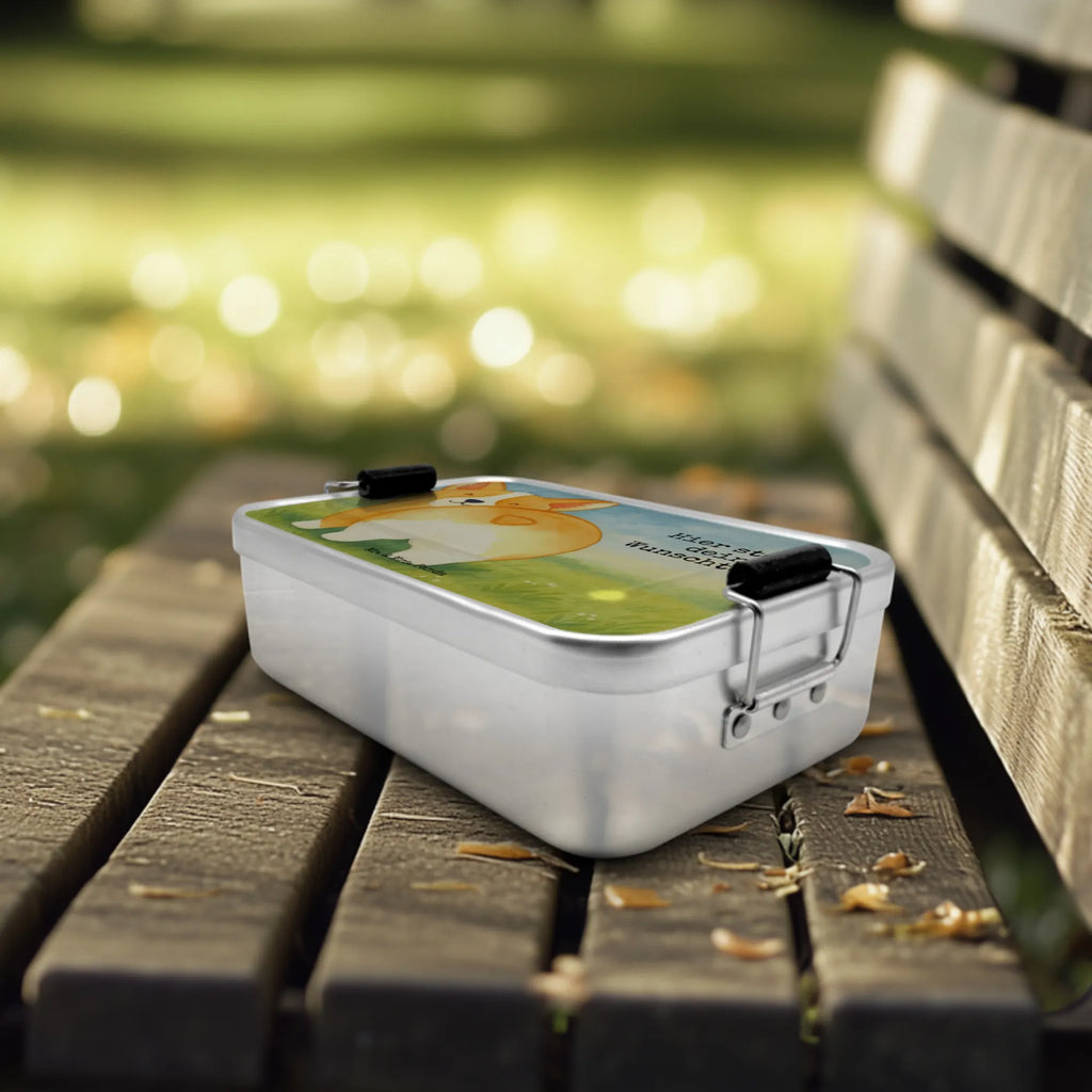 Personalized Metal Lunch Box corgi buttocks Design Geschenk mit Namen, Brotbox, Brotdose, Brotdose mit Namen, Kindergarten, Brotbox mit Namen, Uni, Schule, Hund, Hundemotiv, Haustier, Hunderasse, Tierliebhaber, Hundebesitzer, Sprüche, Corgie, Hundeliebe, Selbstliebe, Spruch, Motivation