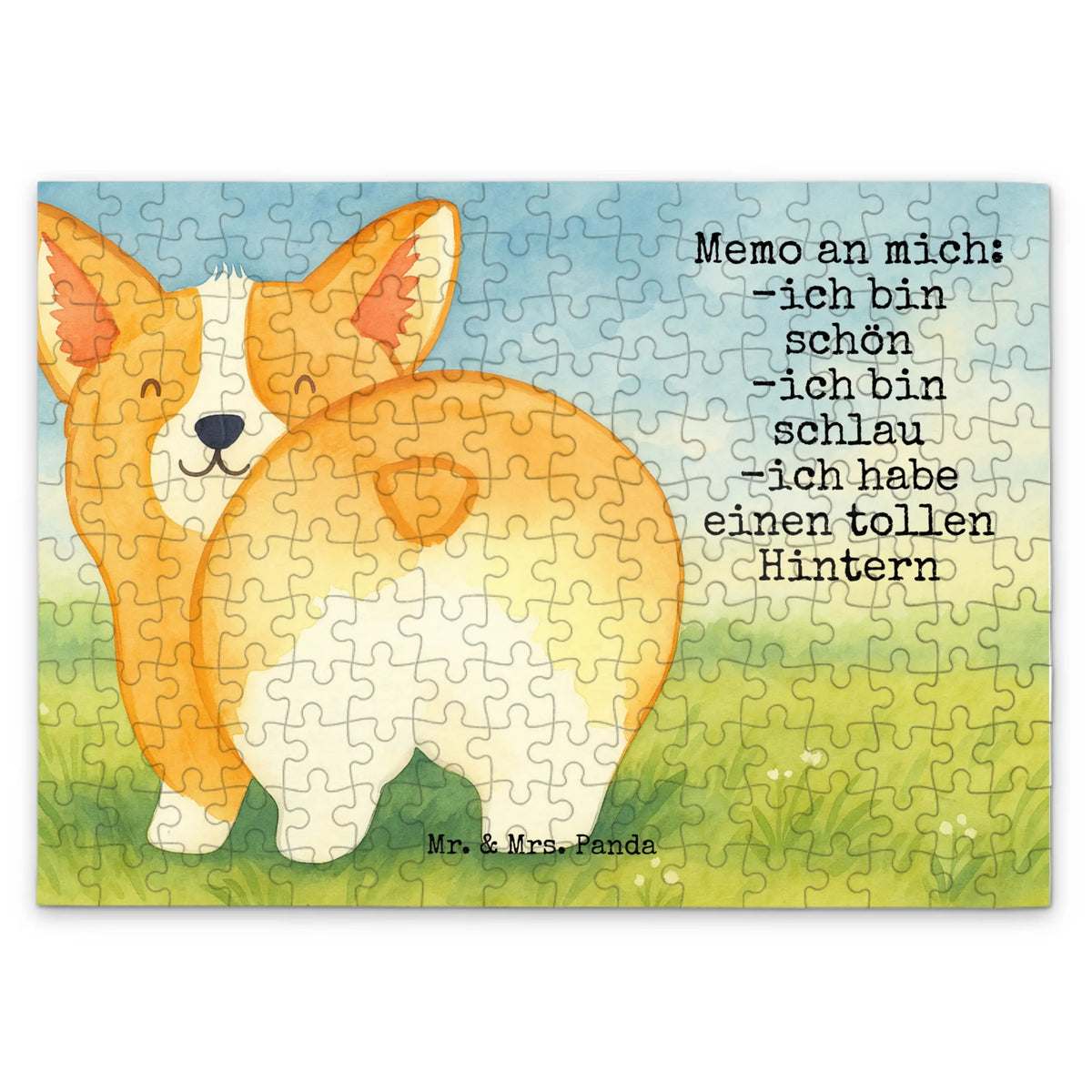 Puzzle Corgi Po Design Puzzlespiel, 1500 Teile Puzzle, 300 Teile Puzzle, Puzzle, 1000 Teile Puzzle, 2000 Teile Puzzle, 500 Teile Puzzle, Legespiel, Geduldspiel, Hundebesitzer, Hunderasse, Haustier, Hundemotiv, Sprüche, Hund, Tierliebhaber, Corgie, Hundeliebe, Selbstliebe, Motivation, Spruch