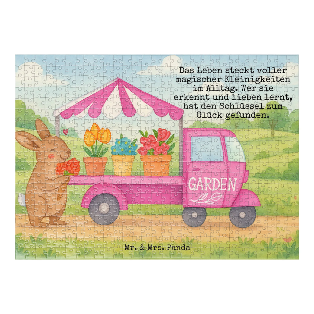 Puzzle Easter Bunny Flower cart Design Puzzle, Ostern, Osterhase, Ostergeschenke, Osternest, Osterdeko, Geschenke zu Ostern, Ostern Geschenk, Ostergeschenke Kinder, Ostern Kinder, Tulpen, Blumen