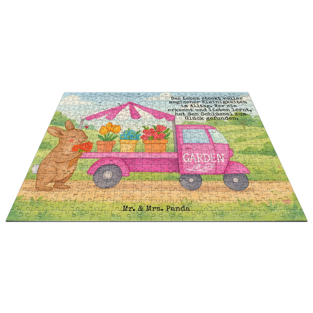 Puzzle Easter Bunny Flower cart Design Puzzle, Ostern, Osterhase, Ostergeschenke, Osternest, Osterdeko, Geschenke zu Ostern, Ostern Geschenk, Ostergeschenke Kinder, Ostern Kinder, Tulpen, Blumen