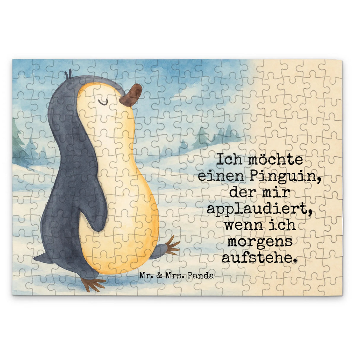 Puzzle Pinguin marschieren Design Puzzlespiel, 300 Teile Puzzle, 1500 Teile Puzzle, 1000 Teile Puzzle, 500 Teile Puzzle, 2000 Teile Puzzle, Legespiel, Geduldspiel, Puzzle, Pinguin, Bruder, Schwester, Familie, Langschläfer, Pinguine, Frühaufsteher