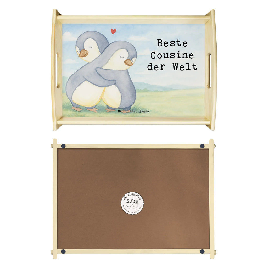 Serviertablett Pinguin Beste Cousine der Welt Design Küchentablett, Dekotablett, Tablett, Holztablett, Serviertablett, Frühstückstablett, für, Dankeschön, Geschenk, Schenken, Geburtstag, Geburtstagsgeschenk, Geschenkidee, Danke, Bedanken, Mitbringsel, Freude machen, Geschenktipp, Kusine, Tochter von Onkel, Tochter von Tante, Verwandtschaft, Kousine, Familie, Cousinchen, Cousine, Cousin