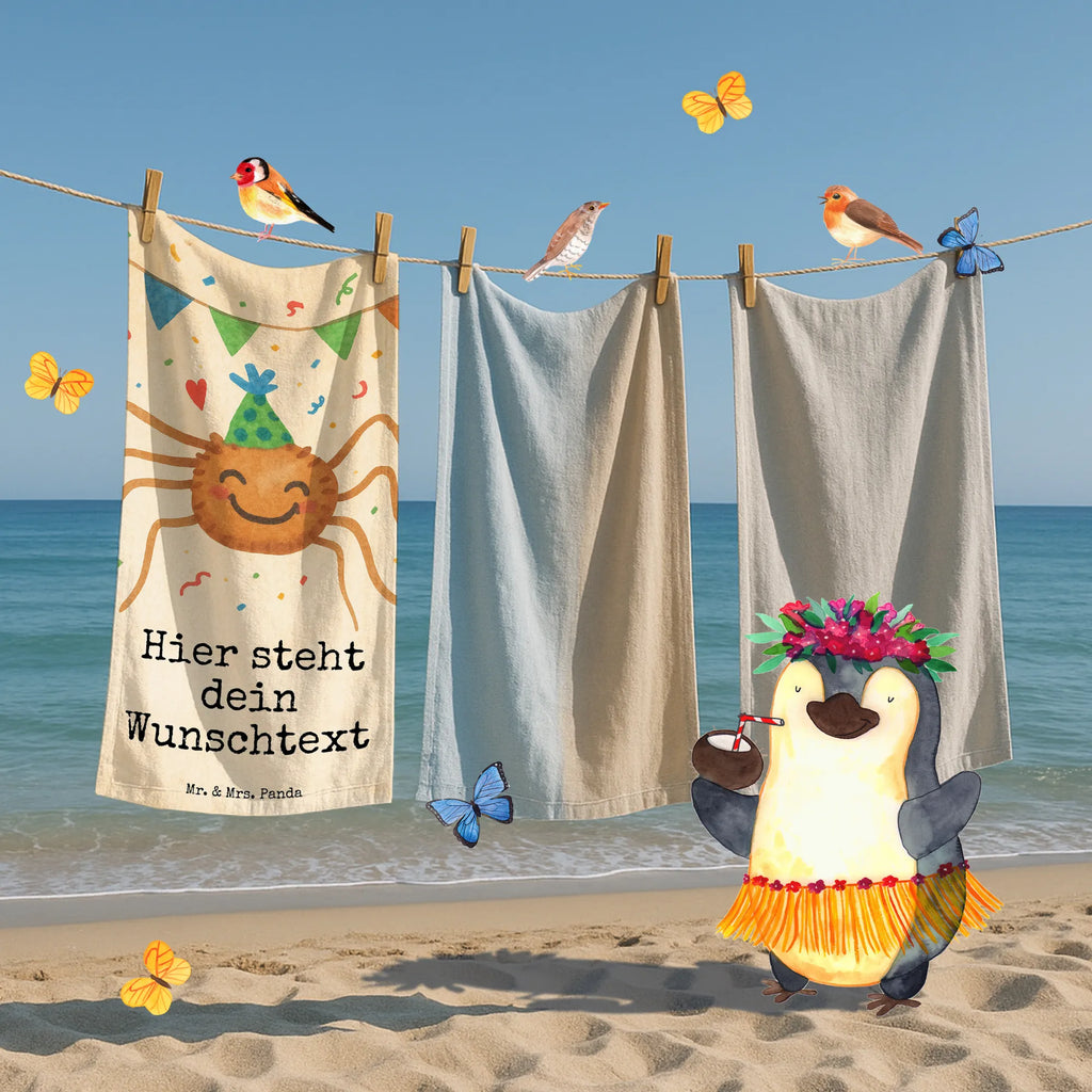 Personalisiertes Badehandtuch Spinne Agathe Party Design Personalisiertes Handtuch, Kinder Handtuch mit Namen, Personalisiertes Badetuch, Duschtuch mit Namen, Strandtuch mit Namen, Badetuch mit Namen, Saunatuch mit Namen, Spinne Agathe, Spinne, Agathe, Videos, Merchandise, Glück, Motivation, Selbstliebe, Wunder