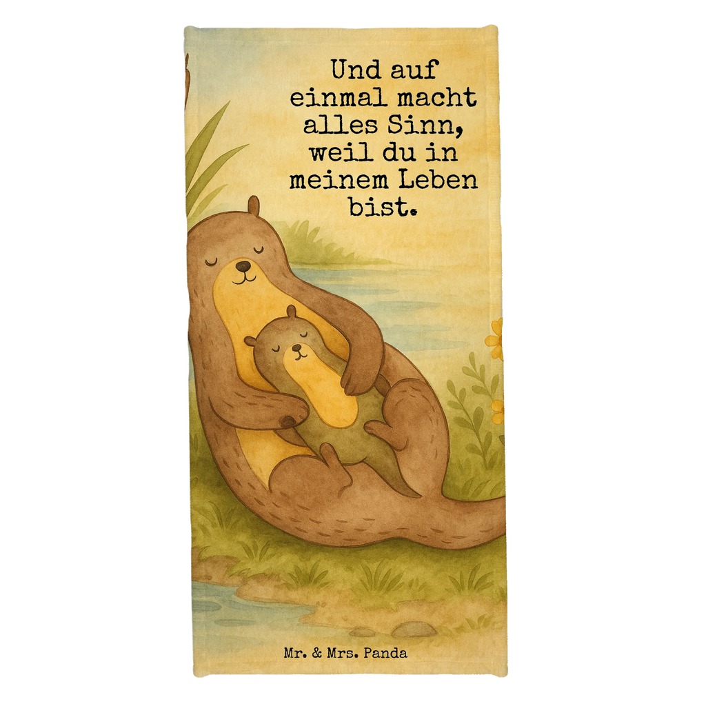 Badehandtuch Otter Kind Design Duschtuch, Badetuch, Strandtuch, Saunatuch, Kinder Handtuch, Otter, Fischotter, Seeotter, Otter Seeotter See Otter
