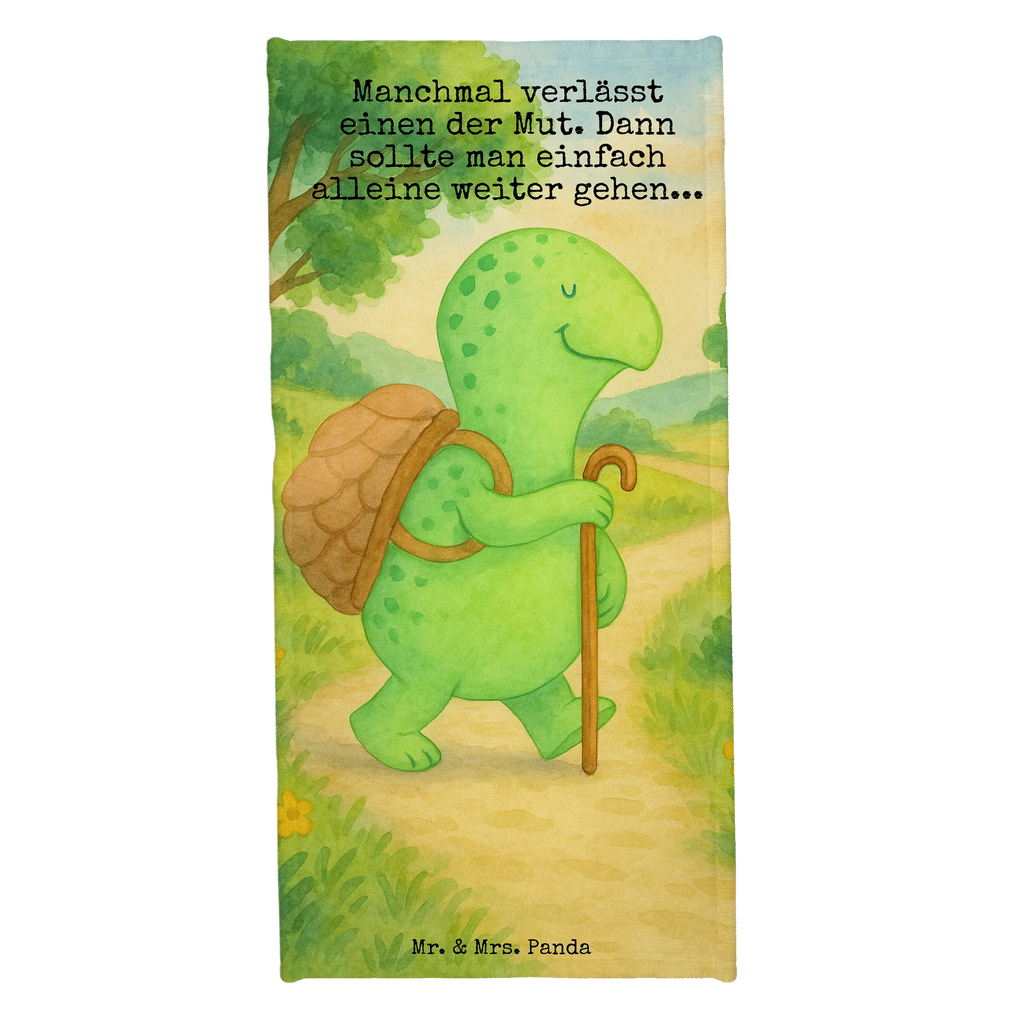 Hand towel tortoise walker Design Duschtuch, Badetuch, Strandtuch, Saunatuch, Kinder Handtuch, Schildkröte, Schildkröten, Motivation, Motivationsspruch, Motivationssprüche, Neuanfang