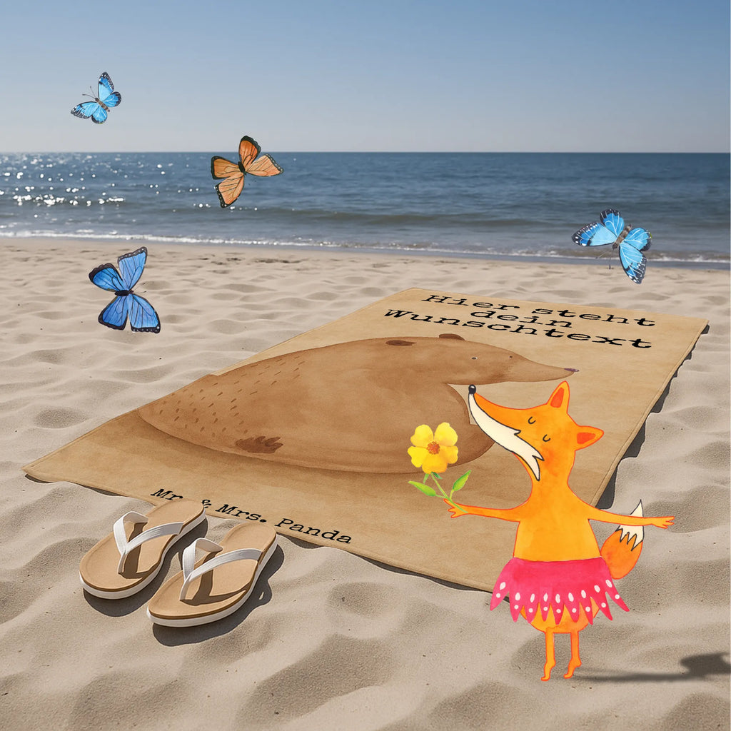 Personalisiertes Badehandtuch Bär Schulterblick Design Kinder Handtuch mit Namen, Duschtuch mit Namen, Saunatuch mit Namen, Personalisiertes Badetuch, Personalisiertes Handtuch, Badetuch mit Namen, Strandtuch mit Namen, Bär, Teddy, Teddybär, Bären, Motivation, Weisheit, Bärenliebe, Selbstachtung, Weltansicht