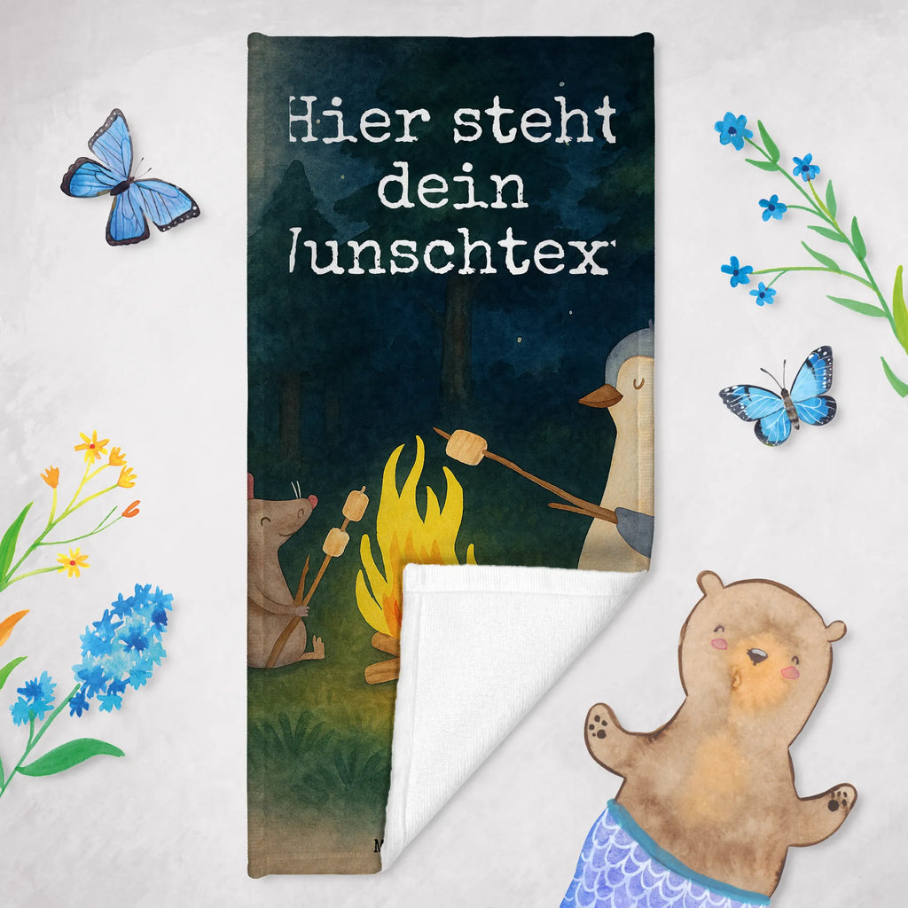 Spersonalizowany ręcznik kąpielowy pingwin ognisko Design Kinder Handtuch mit Namen, Personalisiertes Badetuch, Duschtuch mit Namen, Personalisiertes Handtuch, Saunatuch mit Namen, Strandtuch mit Namen, Badetuch mit Namen, Pinguin, grillen, Marshmallows, Arbeit, Pinguine, Liebe, Lebensmotivation, Lagerfeuer, Feuer, Motivation, Neustart, Büroalltag, Maus, Büro, Lebensspruch, Job, Leben