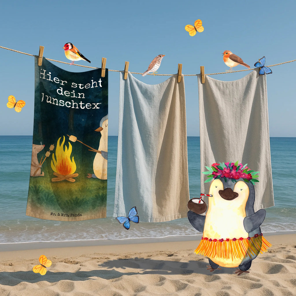 Spersonalizowany ręcznik kąpielowy pingwin ognisko Design Kinder Handtuch mit Namen, Personalisiertes Badetuch, Duschtuch mit Namen, Personalisiertes Handtuch, Saunatuch mit Namen, Strandtuch mit Namen, Badetuch mit Namen, Pinguin, grillen, Marshmallows, Arbeit, Pinguine, Liebe, Lebensmotivation, Lagerfeuer, Feuer, Motivation, Neustart, Büroalltag, Maus, Büro, Lebensspruch, Job, Leben