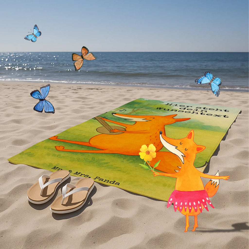 Spersonalizowany ręcznik kąpielowy Lis gitara Design Personalisiertes Handtuch, Strandtuch mit Namen, Saunatuch mit Namen, Badetuch mit Namen, Duschtuch mit Namen, Kinder Handtuch mit Namen, Personalisiertes Badetuch, Fuchs, Gitarre, Musikerin, Füchse, Musik Spruch, Sänger, Geschenk Musiker, Sängerin