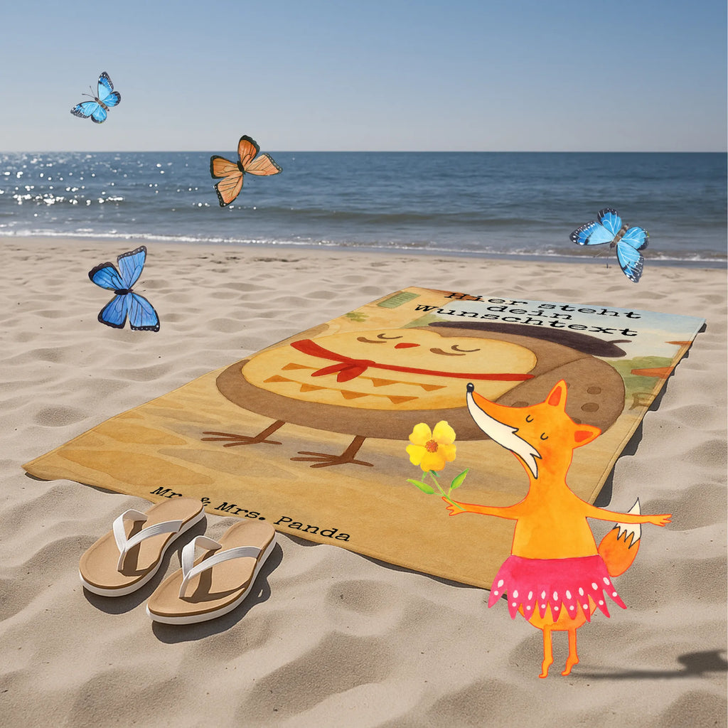 Personalisiertes Badehandtuch Eule Frankreich Design Kinder Handtuch mit Namen, Personalisiertes Handtuch, Personalisiertes Badetuch, Saunatuch mit Namen, Strandtuch mit Namen, Duschtuch mit Namen, Badetuch mit Namen, Eule, Owl, La vie est belle, Spruch schön, Spruch Französisch, Eulen, Frankreich, das Leben ist schön, hibou, Eule Deko