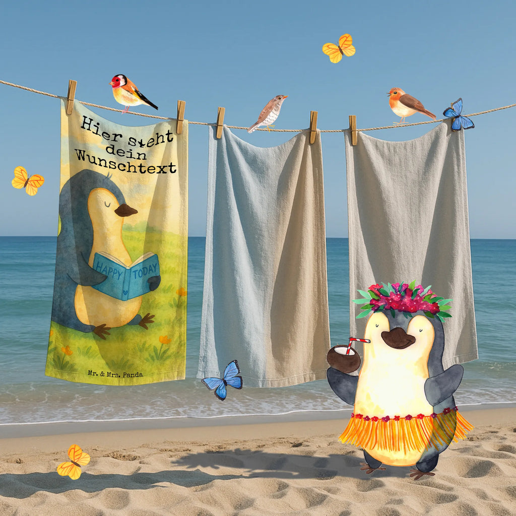 Personalized Bath Towel Penguin A book Design Kinder Handtuch mit Namen, Saunatuch mit Namen, Strandtuch mit Namen, Duschtuch mit Namen, Personalisiertes Badetuch, Badetuch mit Namen, Personalisiertes Handtuch, Pinguin, Faulenzen, Bücherwurm, Ferien, Freizeit, Pinguine, Nichtstun, Buch, Lesen, Urlaub