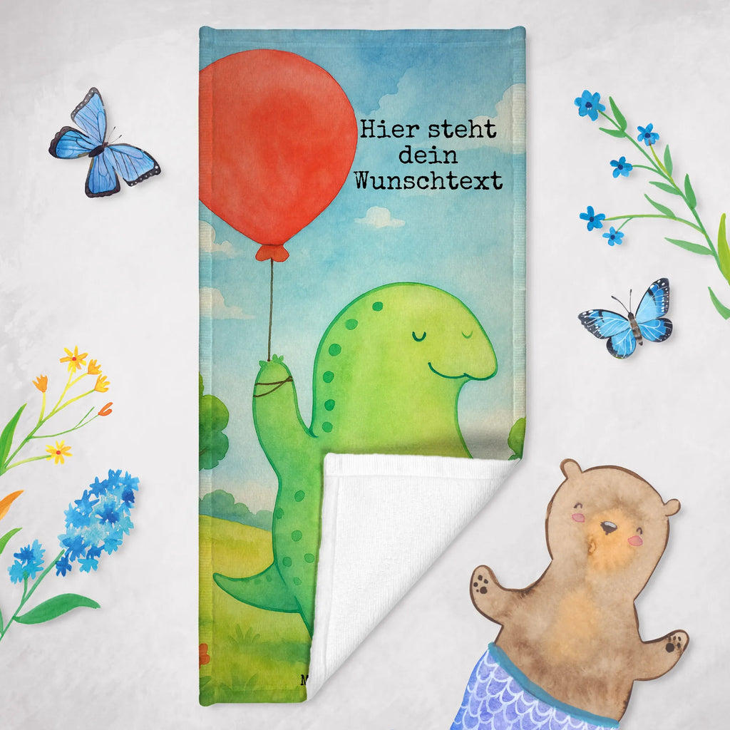 Personalisiertes Badehandtuch Schildkröte Luftballon Design Duschtuch mit Namen, Badetuch mit Namen, Kinder Handtuch mit Namen, Strandtuch mit Namen, Saunatuch mit Namen, Personalisiertes Badetuch, Personalisiertes Handtuch, Schildkröte, Mutausbruch, Schildkröten, Motivation, Motivationsspruch