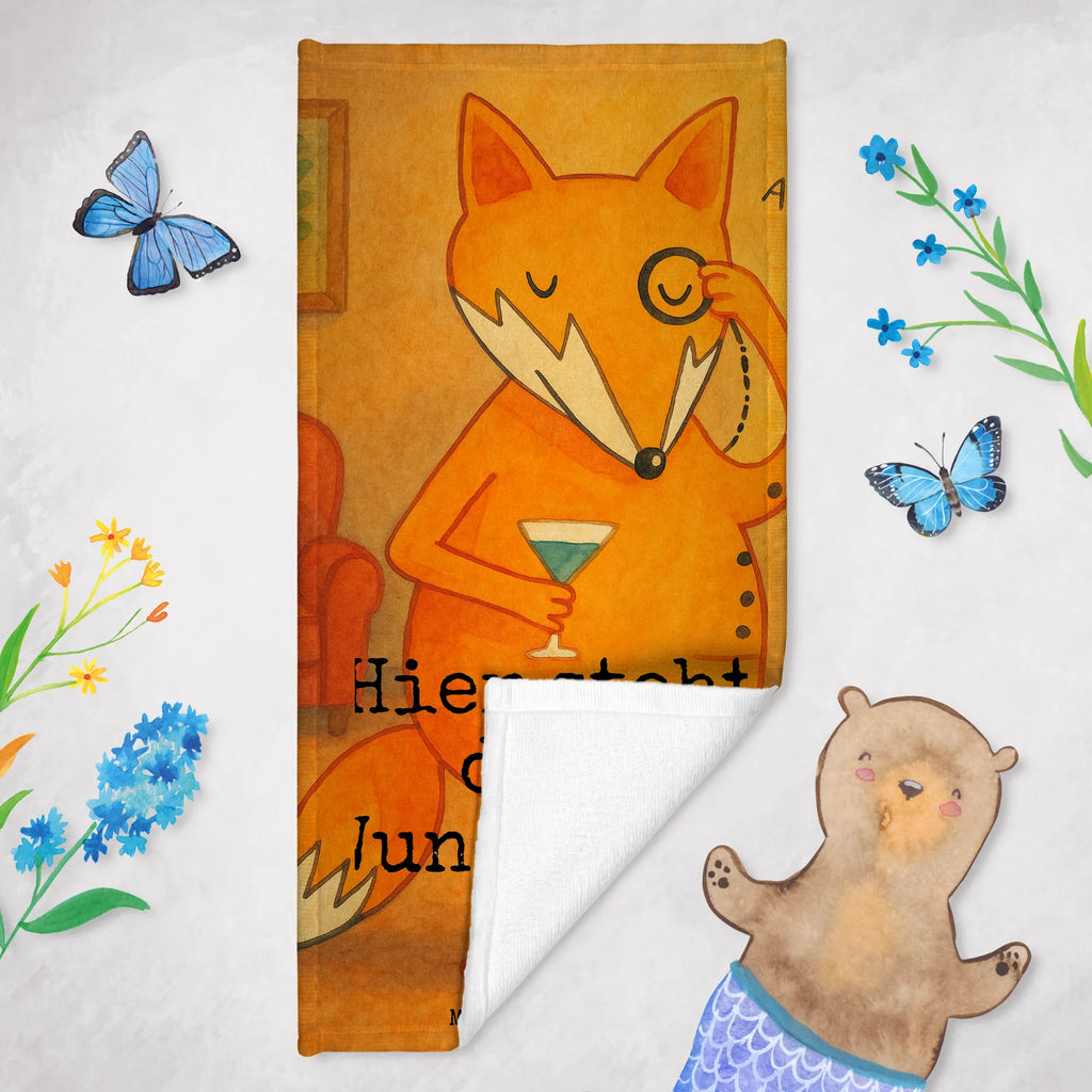 Personalized Bath Towel Fox lord Design Duschtuch mit Namen, Saunatuch mit Namen, Kinder Handtuch mit Namen, Badetuch mit Namen, Strandtuch mit Namen, Personalisiertes Handtuch, Personalisiertes Badetuch, Fuchs, Spruch lustig, Liebeskummer Geschenk, Füchse, tröstende Worte, Motivation Spruch, Problemlösung