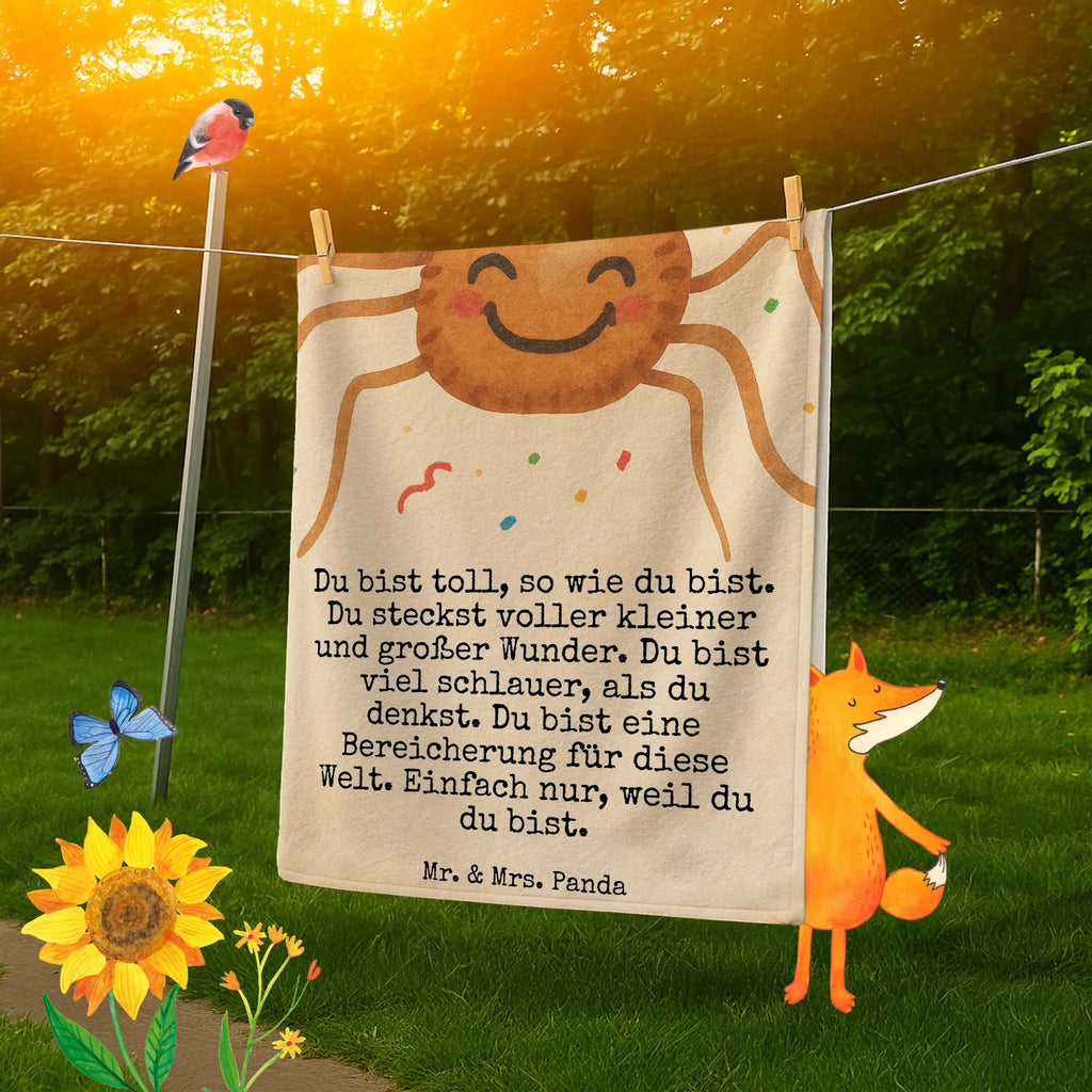 Badehandtuch Spinne Agathe Party Design Duschtuch, Badetuch, Strandtuch, Saunatuch, Kinder Handtuch, Spinne Agathe, Spinne, Agathe, Videos, Merchandise, Selbstliebe, Wunder, Motivation, Glück