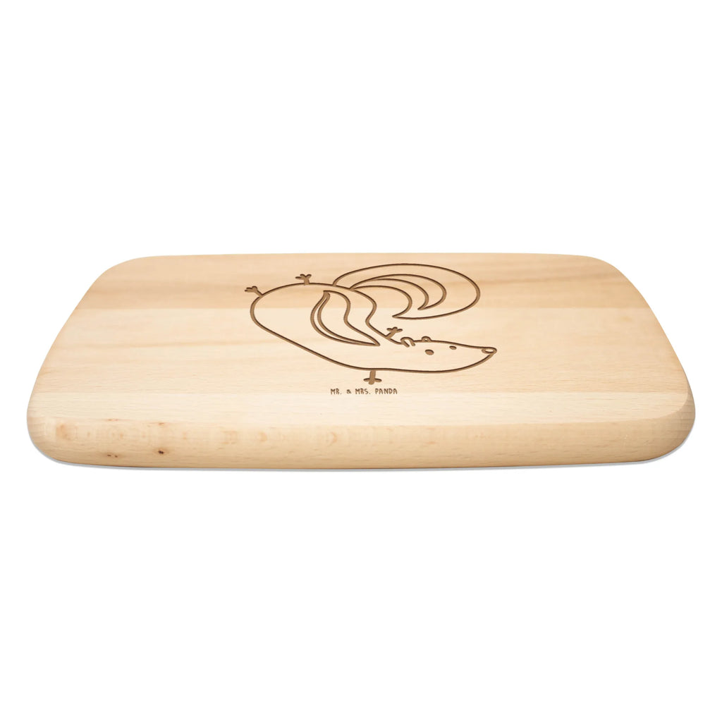 Serving board skunk handstand Schneidebrett, Frühstücksbrettchen, Holzbrett, Schneidebrett Holz, Küchenbrett, Frühstücksbrett, Stinktier, Skunk, Stinki, Stinker, Raubtier, Kind, verpielt, Wildtier, Spielplatz
