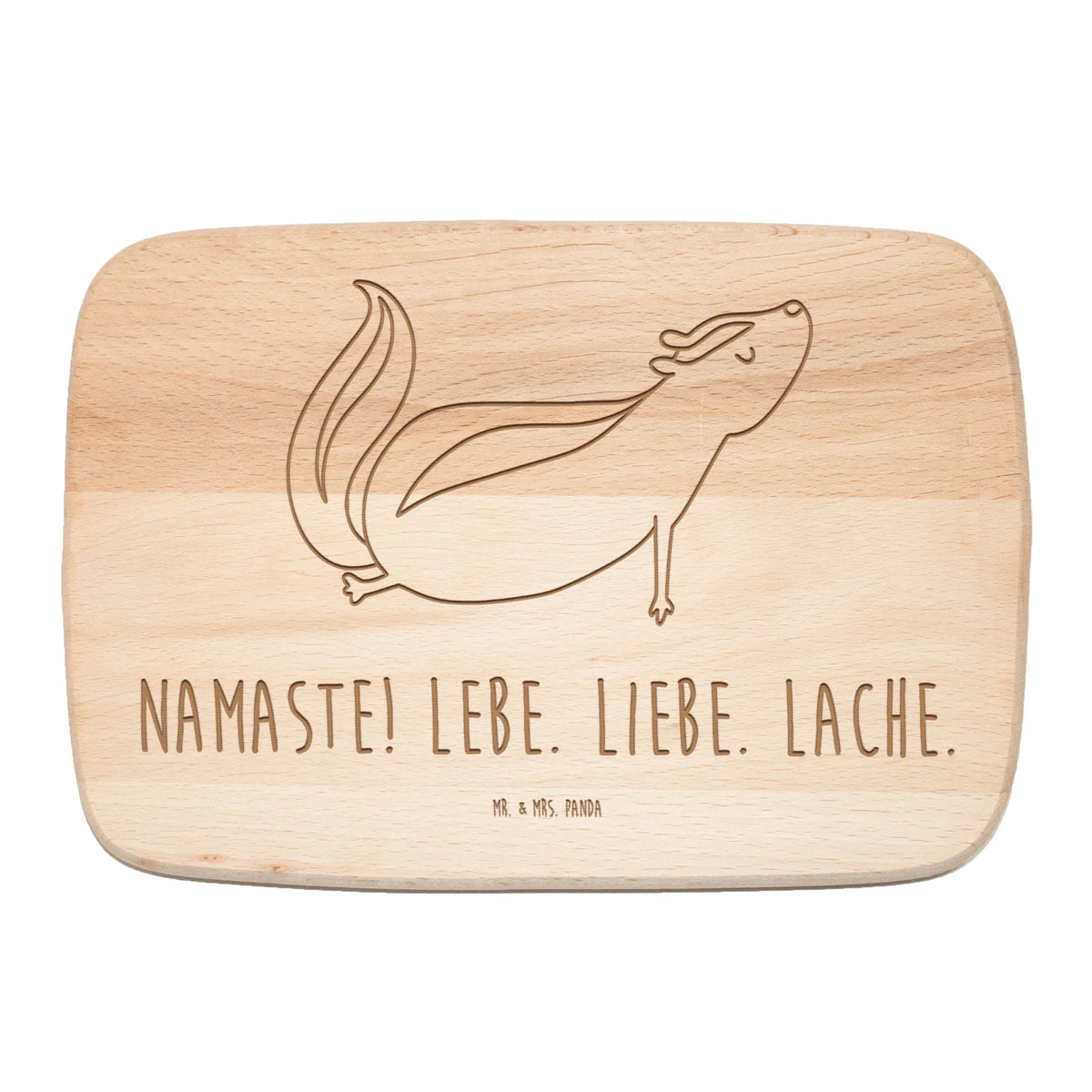 Serving board skunk yoga breakfast board, cutting board, Board, Skunk, Stinky, Laugh, Namaste, Predator, Stinker, Live, Love, Wild animal, Yoga