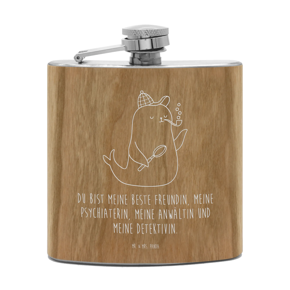 Flachmann Robbe Sherlock holz flachmann, Flachmann, Likörflasche, Alkoholflasche, Flachmann Outdoor, Wodka Flachmann, Flachmann Holz, Rum Flachmann, Flachmann Edelstahl, feldflasche, Whisky Flachmann, taschenflasche, Flachmann Aus Edelstahl, outdoor flachmann, Taschenflachmann, Schnaps Flachmann, spirituosenflasche, Hip Flask, schnapsflasche, edelstahl flachmann, Lustige Sprüche, Tiere, Tiermotive, Gute Laune