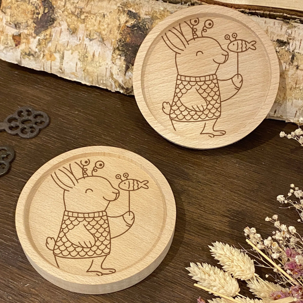 Holz Untersetzer Fische Astrologie Untersetzer, Untersetzer graviert, Gravierte Untersetzer, Holz Untersetzer, Tierkreiszeichen, Sternzeichen, Horoskop, Astrologie, Aszendent, Fischer, Geschenkidee zum Geburtstag, Geburtstagsgeschenk