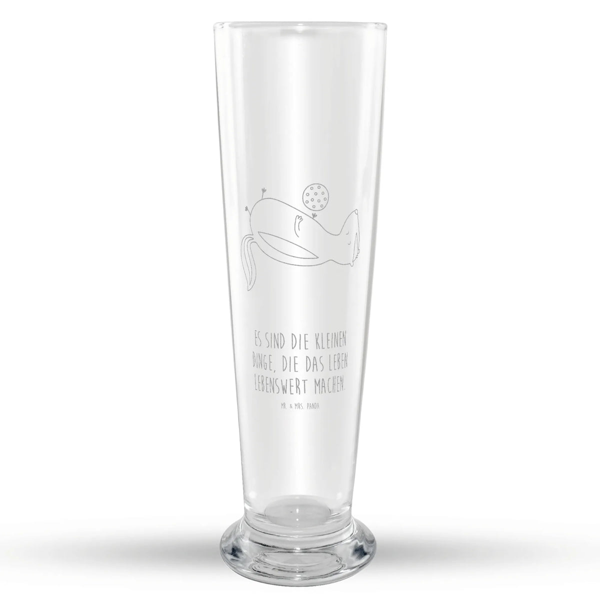 wheat glass skunk ball Weizenbier Glas, Bierglas, Mr & Mrs Panda Weizenglas, Weißbierglas, Bier Glas, Weizen Glas, Stinktier, Skunk, Raubtier, Weisheit, Wildtier, Stinker, Stinki, Verspielt