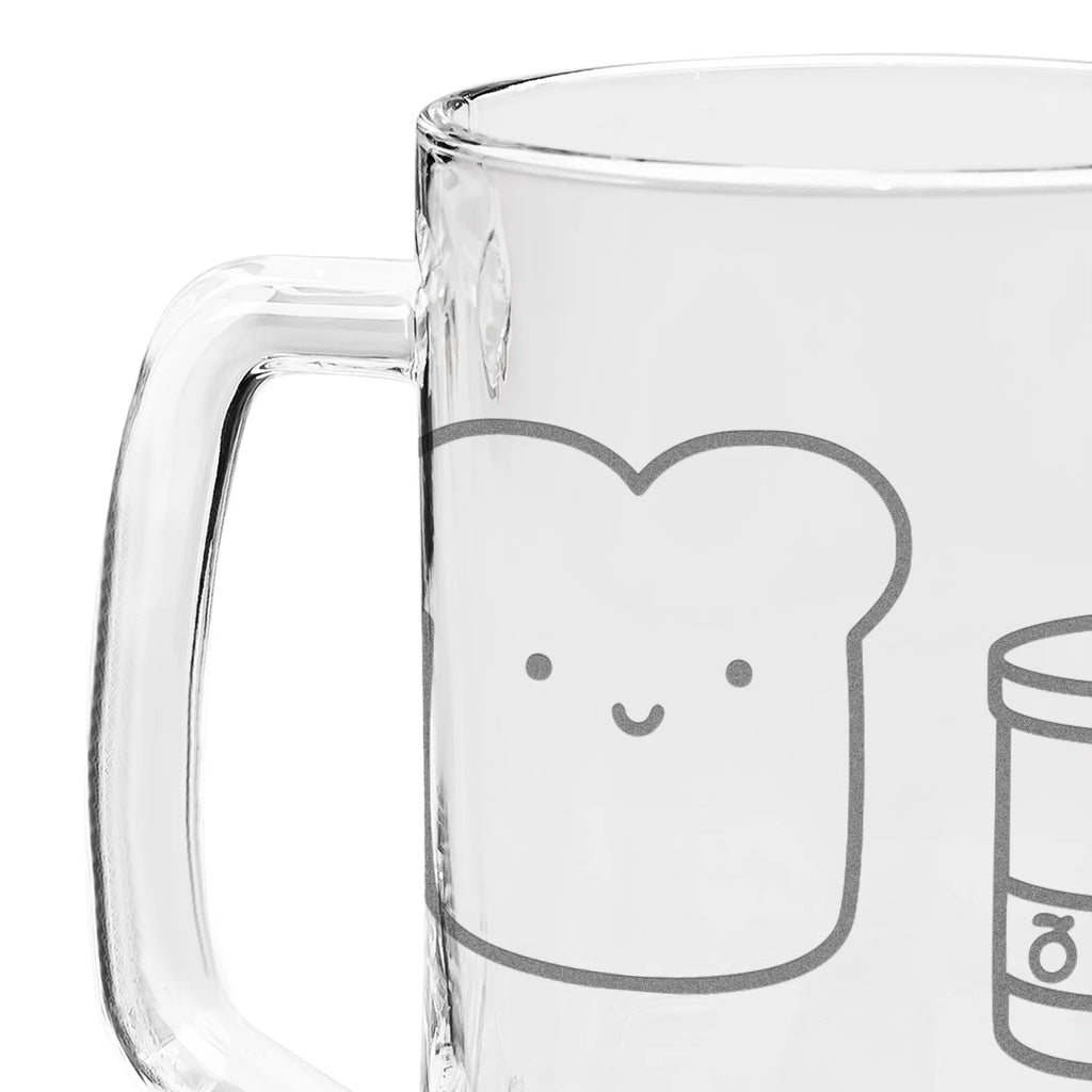 Grawerowany Kufel Piwa Tost dżem Motywy zwierzęce, dobra energia, zabawne powiedzonka, zwierzęta