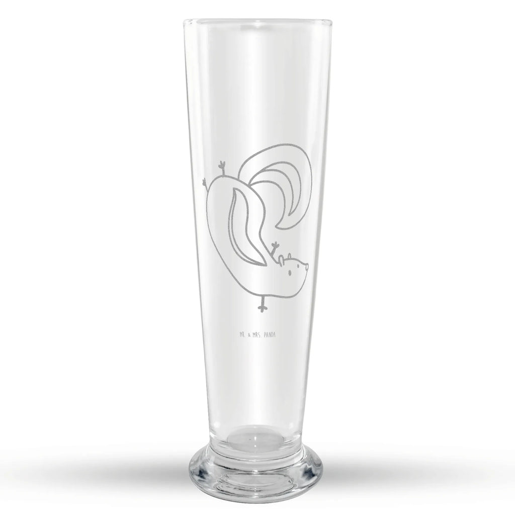 Weizenglas Stinktier Handstand Weizenbierglas, Weizenbier Glas, Weizen Glas, Weizenglas, Vatertag, Stinktier, Skunk, Wildtier, verpielt, Kind, Raubtier, Spielplatz, Stinker, Stinki